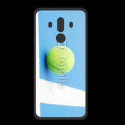 Coque  Huawei MATE 10 PRO PREMIUM Cours de tennis béton bleu