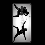 Coque  Huawei MATE 10 PRO PREMIUM Silhouette d'escrimeurs