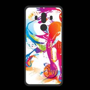Coque  Huawei MATE 10 PRO PREMIUM Joueur de basket en dessin