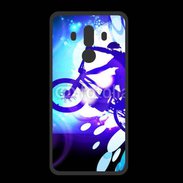 Coque  Huawei MATE 10 PRO PREMIUM Illustration BMX bleu