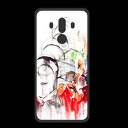 Coque  Huawei MATE 10 PRO PREMIUM Illustration de cycliste 2