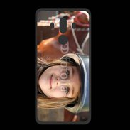 Coque  Huawei MATE 10 PRO PREMIUM Petite fille équitation