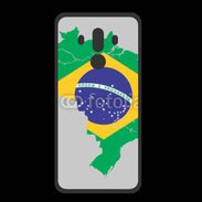 Coque  Huawei MATE 10 PRO PREMIUM Drapeau Brésil coupe du monde 2014