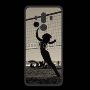 Coque  Huawei MATE 10 PRO PREMIUM Beach Volley en noir et blanc 115