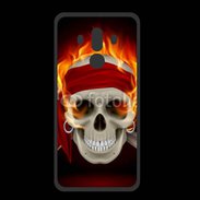 Coque  Huawei MATE 10 PRO PREMIUM Tête de mort en flamme