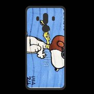 Coque  Huawei MATE 10 PRO PREMIUM Snoopy timbre poste