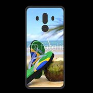 Coque  Huawei MATE 10 PRO PREMIUM Plage Brésil et noix de coco