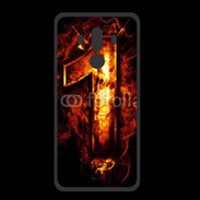 Coque  Huawei MATE 10 PRO PREMIUM Un en feu