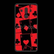 Coque  Huawei MATE 10 PRO PREMIUM Cartes rouges et noires 5