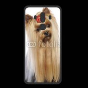 Coque  Huawei MATE 10 PRO PREMIUM Yorkie de face