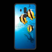 Coque  Huawei MATE 10 PRO PREMIUM Poisson jaune et noir