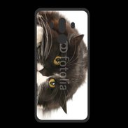 Coque  Huawei MATE 10 PRO PREMIUM Chat noir et blanc