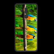 Coque  Huawei MATE 10 PRO PREMIUM Trois perroquets bleu et jaune