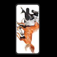 Coque  Huawei MATE 10 PRO PREMIUM Trio de chevaux