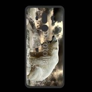 Coque  Huawei MATE 10 PRO PREMIUM Ours blanc en colère