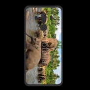 Coque  Huawei MATE 10 PRO PREMIUM Groupe d'éléphants à la rivière