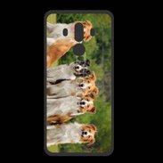 Coque  Huawei MATE 10 PRO PREMIUM Groupe de 5 chiens Border Collie