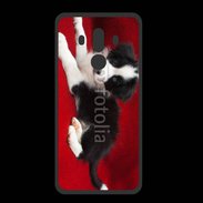 Coque  Huawei MATE 10 PRO PREMIUM Chiot noir et blanc 5