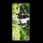 Coque  Huawei MATE 10 PRO PREMIUM Poulain noir et blanc