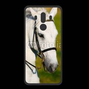 Coque  Huawei MATE 10 PRO PREMIUM Portrait cheval blanc 25