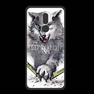 Coque  Huawei MATE 10 PRO PREMIUM Loup en dessin 100
