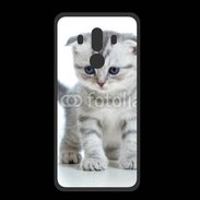 Coque  Huawei MATE 10 PRO PREMIUM Chaton gris en balade