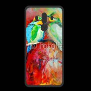 Coque  Huawei MATE 10 PRO PREMIUM Oiseaux en peinture