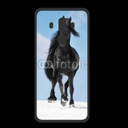 Coque  Huawei MATE 10 PRO PREMIUM Cheval Friesian noir 100
