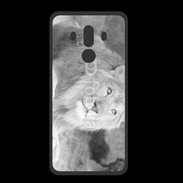 Coque  Huawei MATE 10 PRO PREMIUM Lion en noir et blanc 800