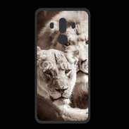 Coque  Huawei MATE 10 PRO PREMIUM Couple de lion et lionne 500