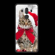 Coque  Huawei MATE 10 PRO PREMIUM chat de noël 500