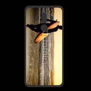 Coque  Huawei MATE 10 PRO PREMIUM Surf soleil couchant