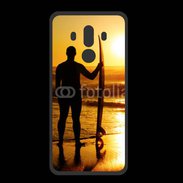 Coque  Huawei MATE 10 PRO PREMIUM Surfer couché de soleil