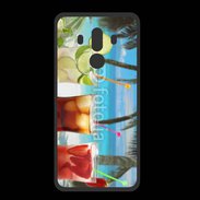 Coque  Huawei MATE 10 PRO PREMIUM Cocktail sur la plage