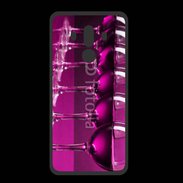 Coque  Huawei MATE 10 PRO PREMIUM Verre de vin sur fond rose