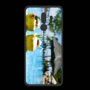 Coque  Huawei MATE 10 PRO PREMIUM Pina colada au bord de la piscine
