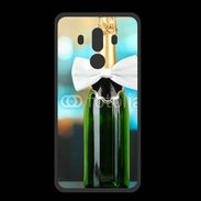 Coque  Huawei MATE 10 PRO PREMIUM Bouteille de champagne avec noeud