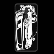 Coque  Huawei MATE 10 PRO PREMIUM Illustration voiture de sport en noir et blanc