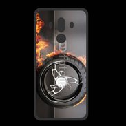 Coque  Huawei MATE 10 PRO PREMIUM Roue en feu dragster