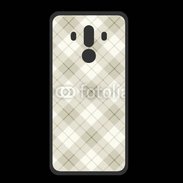 Coque  Huawei MATE 10 PRO PREMIUM Effet écossais beige clair