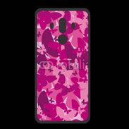 Coque  Huawei MATE 10 PRO PREMIUM Papillon rose
