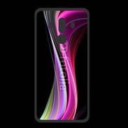 Coque  Huawei MATE 10 PRO PREMIUM Abstract multicolor sur fond noir