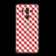 Coque  Huawei MATE 10 PRO PREMIUM Vichy rouge et blanc 2