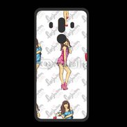 Coque  Huawei MATE 10 PRO PREMIUM Illustration fashion girl 2