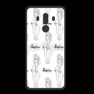 Coque  Huawei MATE 10 PRO PREMIUM Illustration fashion girl 3