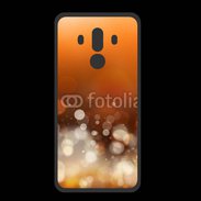 Coque  Huawei MATE 10 PRO PREMIUM Fond bulles ocres