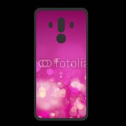 Coque  Huawei MATE 10 PRO PREMIUM fond rose or