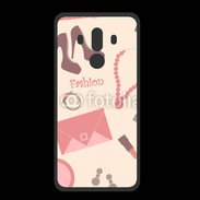 Coque  Huawei MATE 10 PRO PREMIUM Fond fashion rose 4
