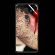 Coque  Huawei MATE 10 PRO PREMIUM bouche homme rouge