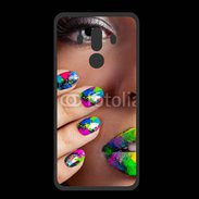 Coque  Huawei MATE 10 PRO PREMIUM Bouche et ongles multicouleurs 5